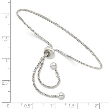 Sterling Silver Adjustable Bracelet — alternate view