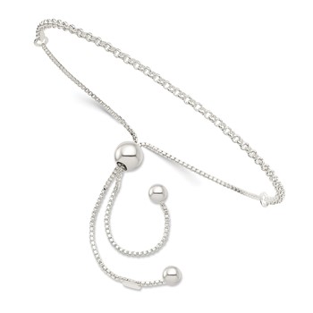Sterling Silver Adjustable Bracelet