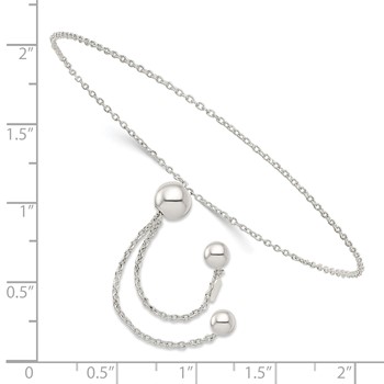 Sterling Silver Adjustable Bracelet — alternate view
