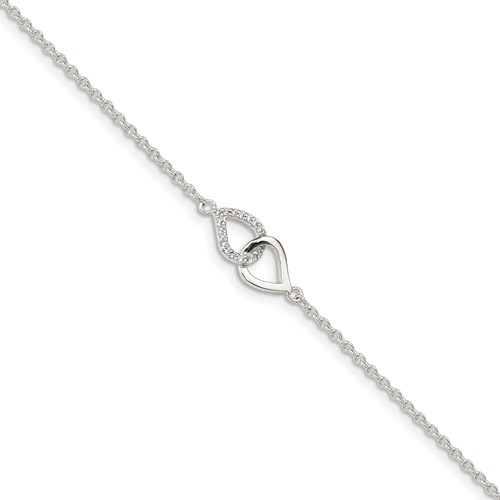 Sterling Silver CZ Bracelet