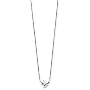 Sterling Silver Bird Necklace — alternate view