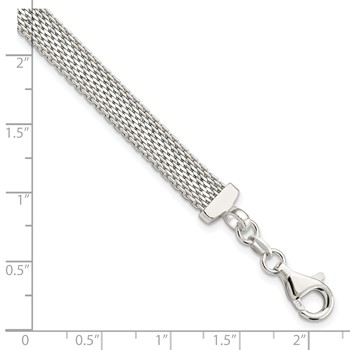 Sterling Silver D/C Reversible Bracelet — alternate view