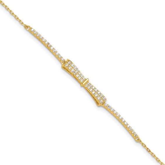 (1-0630) Gold Laminate - 6mm Leaf Bracelet - 7.5