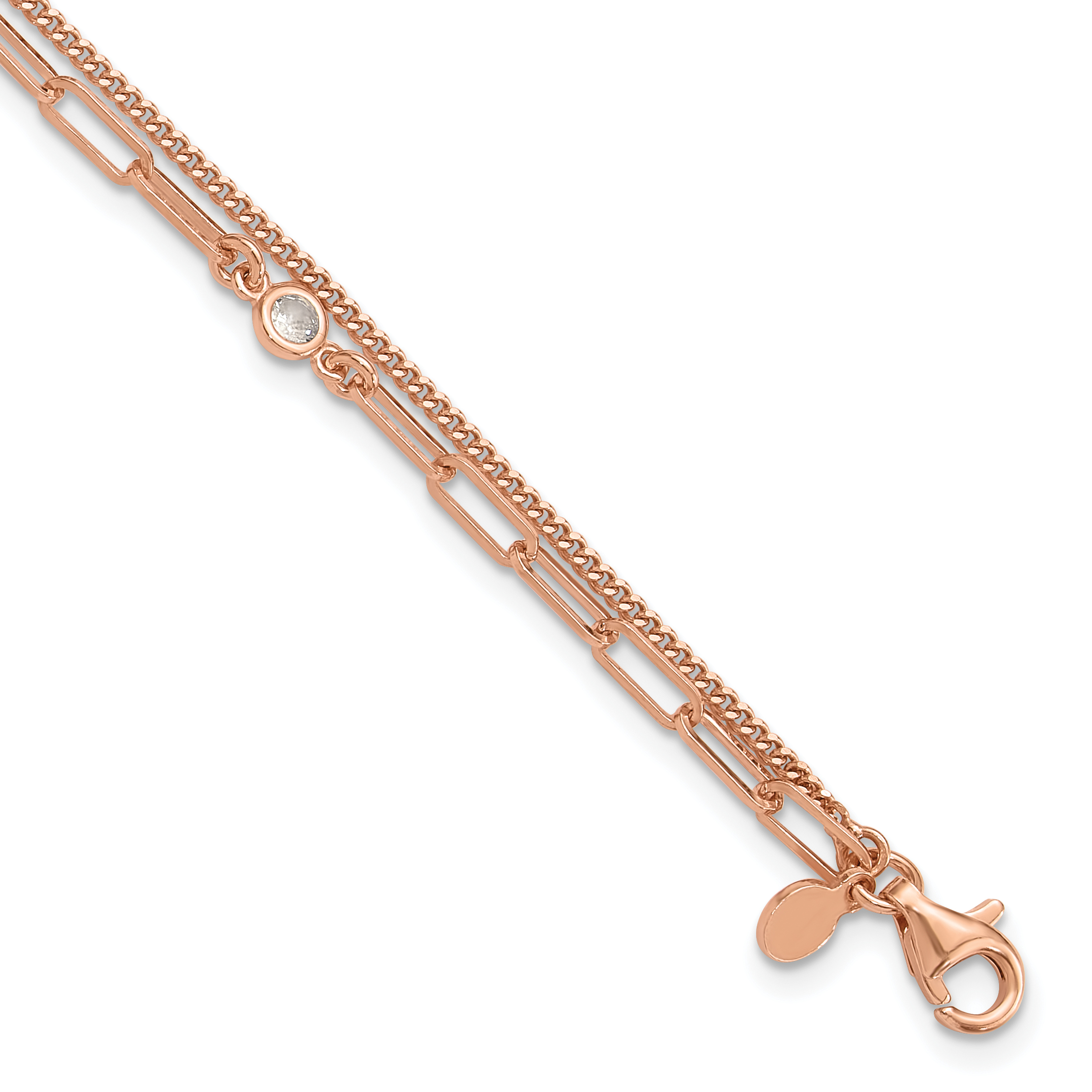 Rose gold hot sale strand bracelet