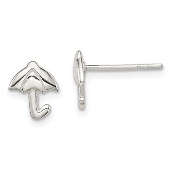 Sterling Silver Madi K Umbrella Post Earrings
