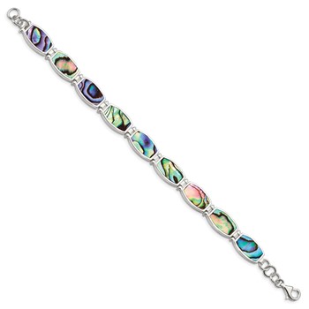 Sterling Silver Abalone Bracelet — alternate view