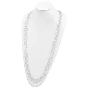 Sterling Silver Fancy Link Necklace — alternate view
