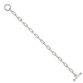 Sterling Silver 7.5inch Fancy Link Bracelet — alternate view