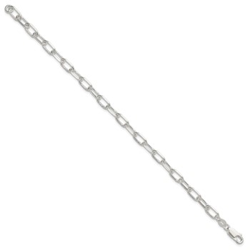 Sterling Silver 7.5inch Fancy Link Bracelet — alternate view