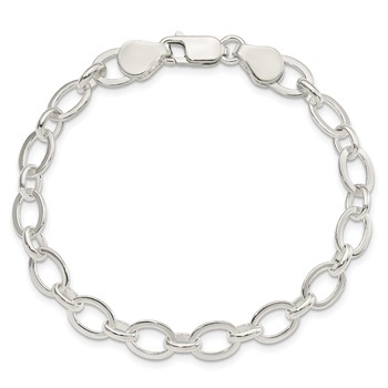 Sterling Silver 7 inch Fancy Link Bracelet — alternate view