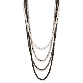 Sterling Silver Fancy 16.5" Necklace