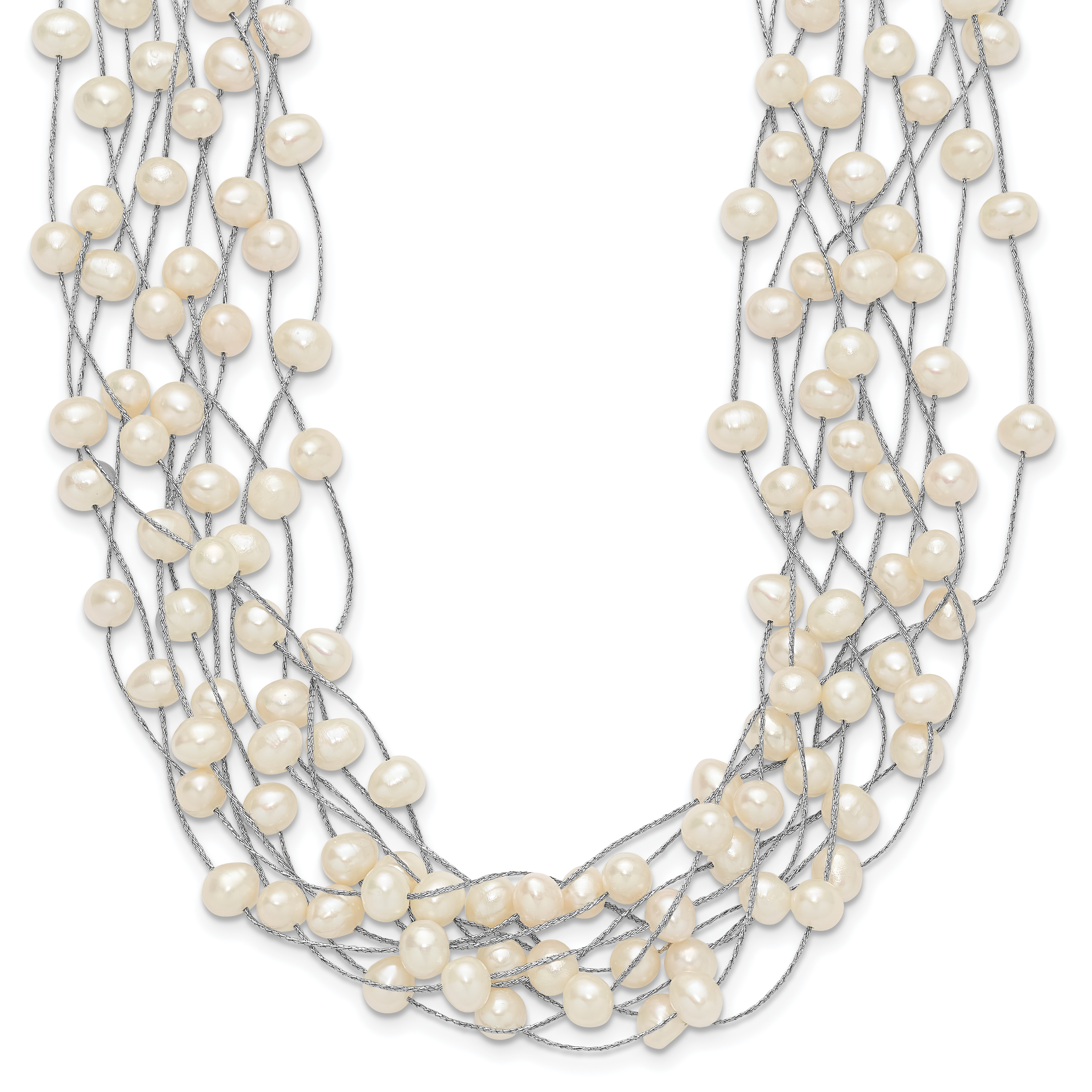 Store Multi-strand freshwater pearl necklace