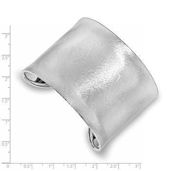 Leslie's Sterling Silver Radiant Essence Textured Bangle — alternate view