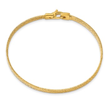 Leslie's Sterling Silver Gold-tone Bracelet — alternate view