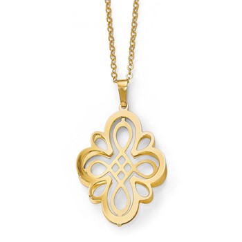 Leslie's Sterling Silver Plated Polished Necklace