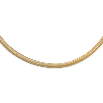 Leslie's Sterling Silver Gold-tone with 2in ext. Necklace