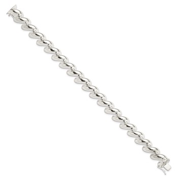 Sterling Silver 12mm San Marco Bracelet — alternate view