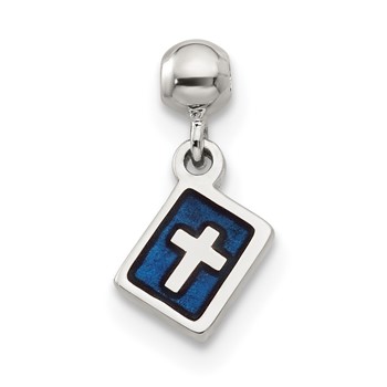 Mio Memento Sterling Silver Enamel Dangle Cross Charm