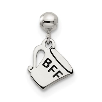 Mio Memento Sterling Silver Enamel Dangle Cup Charm