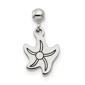 Mio Memento Sterling Silver Dangle Starfish Charm