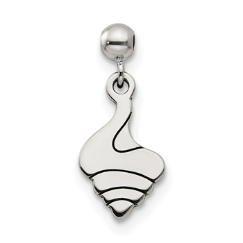 Mio Memento Sterling Silver Dangle Shell Charm
