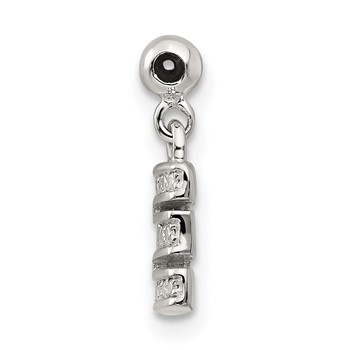 Mio Memento Sterling Silver Letter E Dangle Initial Charm — alternate view