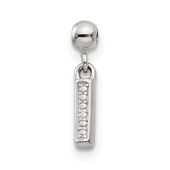 Mio Memento Sterling Silver Letter I Dangle Initial Charm