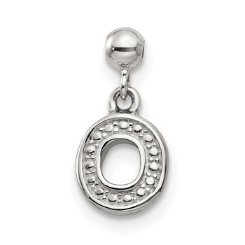 Mio Memento Sterling Silver Letter O Dangle Initial Charm