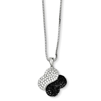 Sterling Silver & CZ Necklace
