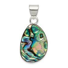 Image of Sterling Silver Abalone Pendant