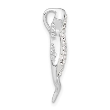Sterling Silver Stellux Crystal Lizard Pendant — alternate view