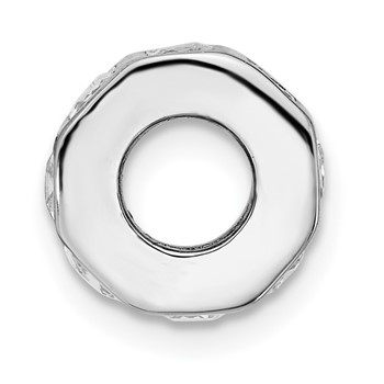 Sterling Silver Polished CZ Bead — alternate view