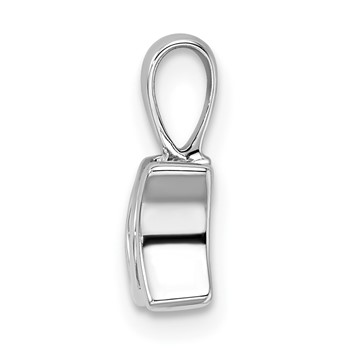 Sterling Silver Rhodium-plated Vibrant Diamond Mom Pendant — alternate view