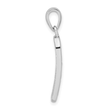 Sterling Silver Pink Mother of Pearl Pendant — alternate view