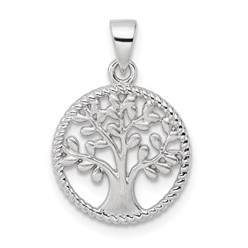 Sterling Silver RH Tree Pendant
