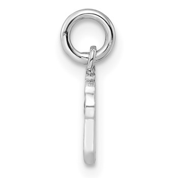 Sterling Silver RH-plated Multi-color Enameled Cupcake Children's Pendant — alternate view