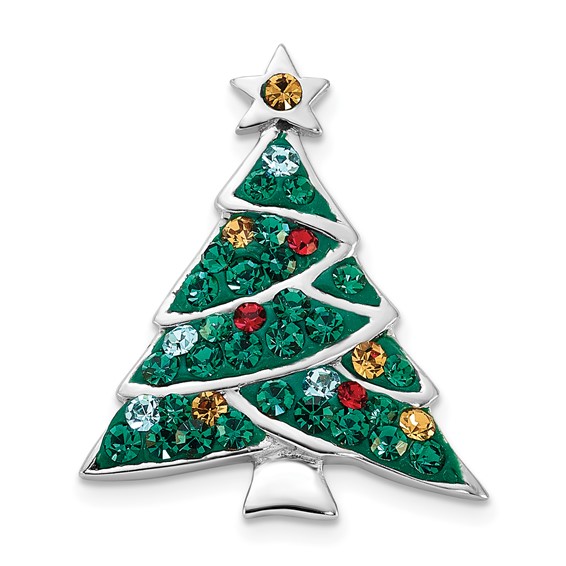 Colorful Light M Crystal Christmas Tree, Garnet Stone