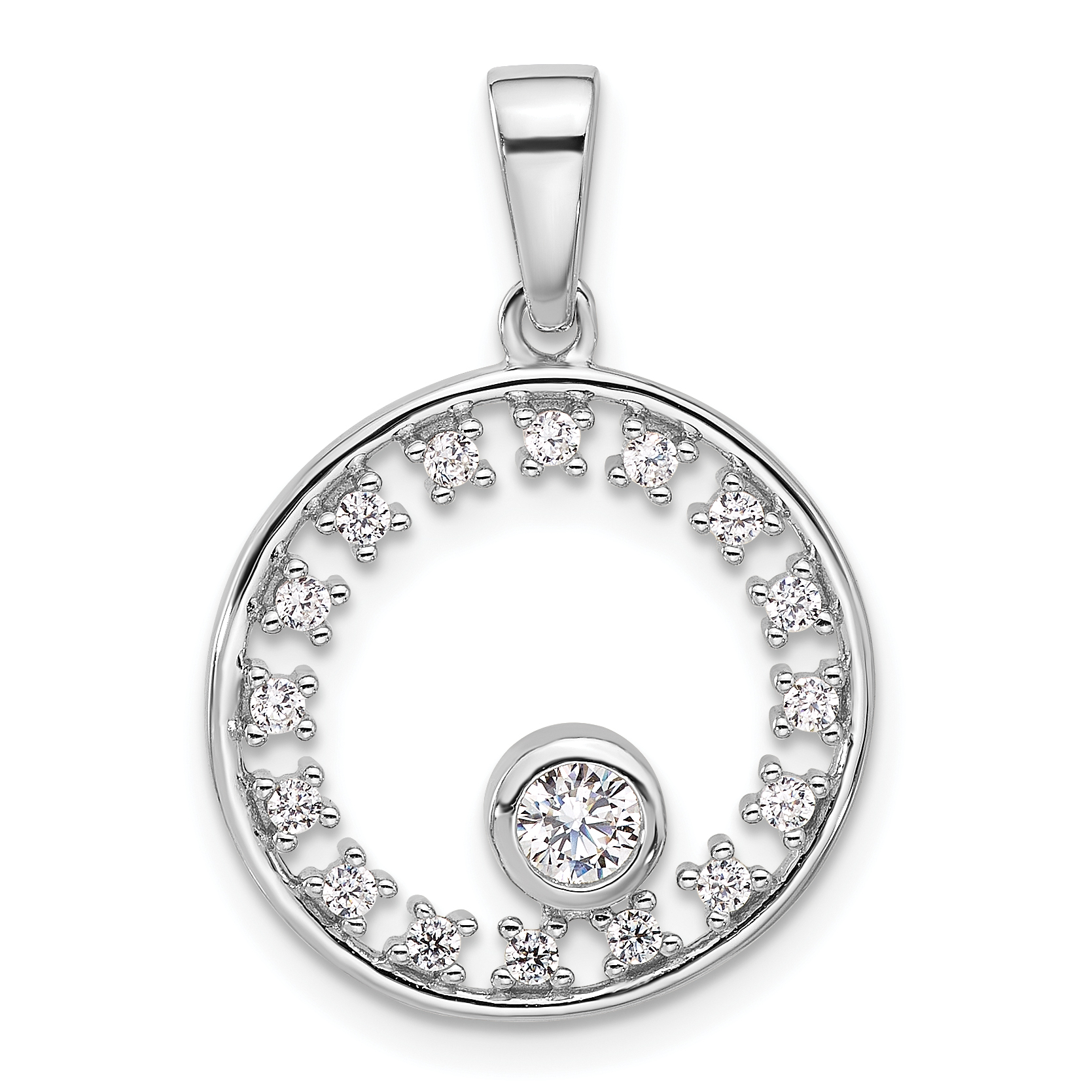 Platinum Over shops Sterling 925 Fancy Pendant