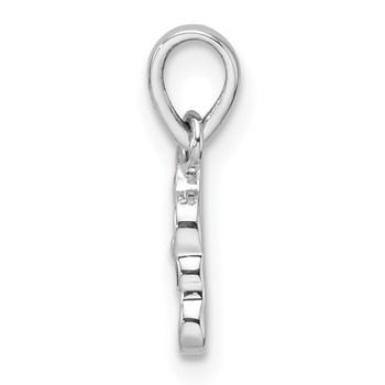 Sterling Silver Rhod-plated Multi-color Enameled Dog Children's Pendant — alternate view