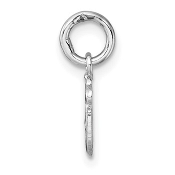 Sterling Silver Madi K Rhodium-plated Enameled Black And White Panda Childrens Pendant — alternate view