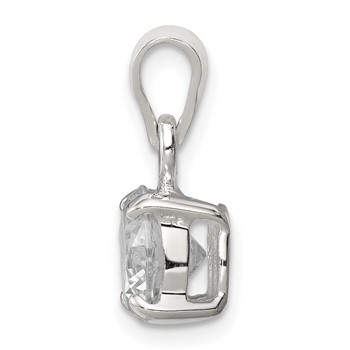 Sterling Silver CZ Pendant — alternate view