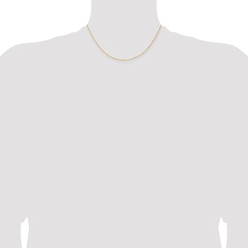 Sterling Silver Flash Gold-plated Curb Chain — alternate view