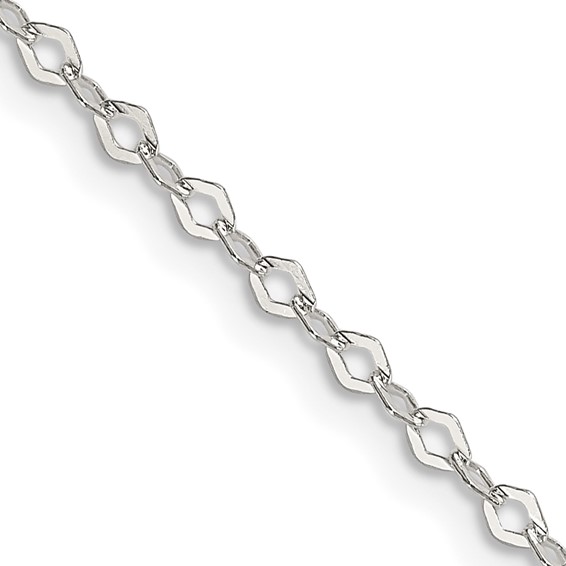 Swirly Monogram Bracelet with Rollo Chain, 14K Gold / Rollo Chain
