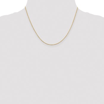 Gold Plated Sterling Silver 1.10mm Cable Chain — alternate view