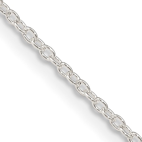 Sterling Silver 1.45mm Forzantine Cable Chain