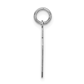 Sterling Silver Small Satin Number 04 w/ Top — alternate view