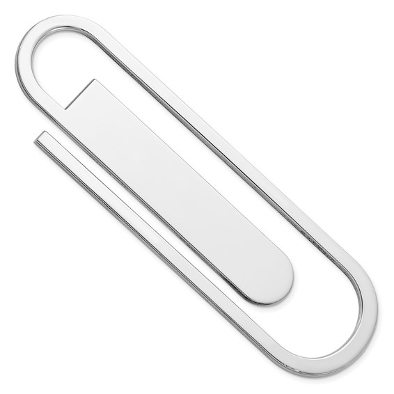 Paperclip shaped shop money clip