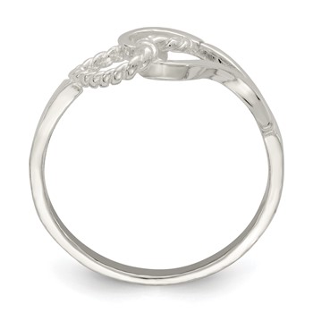 Sterling Silver Heart Ring — alternate view