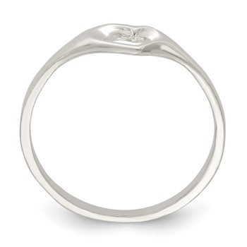 Sterling Silver Heart Ring — alternate view