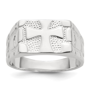 Sterling Silver Nugget Ring